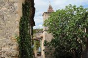 Church Tower And Houses