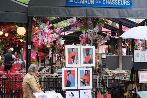Artistes sur la place du Tertre